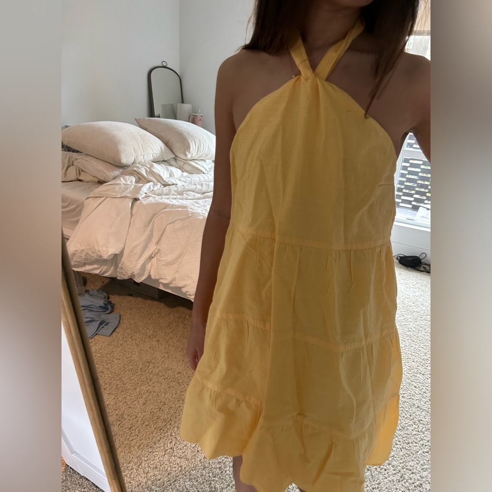 Yellow Abercrombie dress